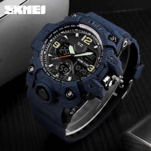 Ceas barbatesc Skmei, Militar, Shock Resistant, Digital, Sport, Army, Dual time, Cronograf [2]