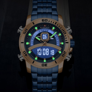 Ceas barbatesc Casual Dual Time Luxury Naviforce Cronograf Quartz Digital barbatesc Casual Dual Time Luxury Naviforce Cronograf Quartz Digital [4]