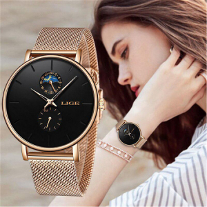 Ceas de mana dama, Lige, Elegant, Clasic, Quartz, Fashion, Business, Ultra subtire [5]