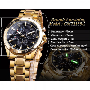 Ceas mecanic automatic, Self Wind, 2020, Fashion, Casual, Top Brand Luxury [4]