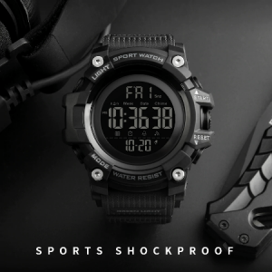 Ceas militar pentru barbati Sport Digital Rezistent la socuri Cronograf [2]