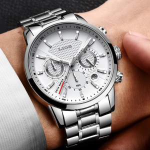 Ceas pentru barbati Elegant Quartz Fashion Otel [5]