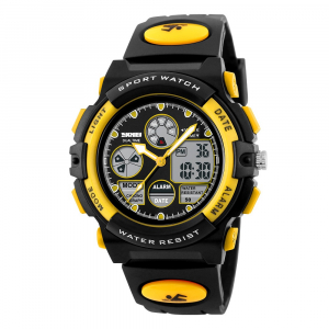 Ceasuri copii - Ceas pentru copii, Sport, Dual-Time, Casual, Quartz, Curea din PU