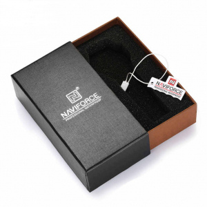 Ceas de mana barbatesc, Naviforce, Dual Time, Digital, Casual, Cronograf, Alarma, Curea din otel inoxidabil, Mecanism Quartz [4]