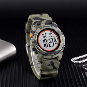 Skmei Ceas copii Sport Digital Rezistent la socuri Afisare zilele saptamanii Cronometru Alarma [2]