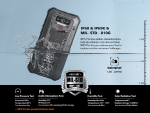 Telefon mobil, Smartphone Oukitel WP5 Pro, Android 10, 4G, 4GB RAM, 64GB ROM, IPS 5.5, Helio A25 OctaCore, Waterproof, 8000mAh, Dual SIM [9]