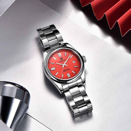 BENYAR BY-5185 Ceas Automatic Mecanic Bărbați – Luxury Sport, Oțel Inoxidabil, 10Bar, Calendar Complet [1]