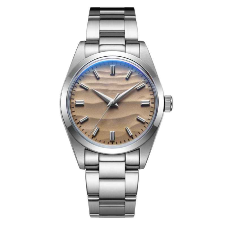 Ceasuri barbatesti - Ceas ADDIESDIVE AD2030 Desert Sand, quartz VH31, 36mm, oțel inoxidabil 316L, 100M rezistent la apă