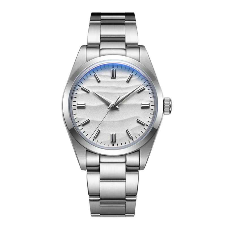 Ceasuri barbatesti - Ceas ADDIESDIVE AD2030, quartz VH31, 36mm, oțel inoxidabil 316L, 100M rezistent la apă, design elegant minimalist