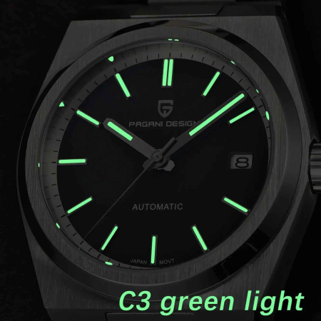 Ceas bărbătesc automat PAGANI DESIGN PD-1753 albastru – 40mm, NH35 japonez, safir anti-reflex, inox, 10ATM, elegant & sport [4]