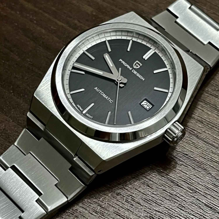 Ceas automat bărbătesc PAGANI DESIGN PD-1753 – 40mm, mecanism NH35A Japan, sticlă safir, brățară inox, rezistent la apă, stil pilot elegant [2]