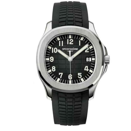 Modele noi - Ceas automat bărbătesc Specht & Sohne SP0008, Japan 8215, 40mm, carcasă rose gold, curea cauciuc, 5ATM