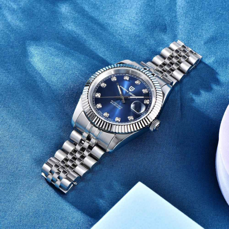 Ceas automat Pagani Design PD-1645, 42mm, mecanism japonez, cadran albastru, oțel inoxidabil, rezistență 100m [3]