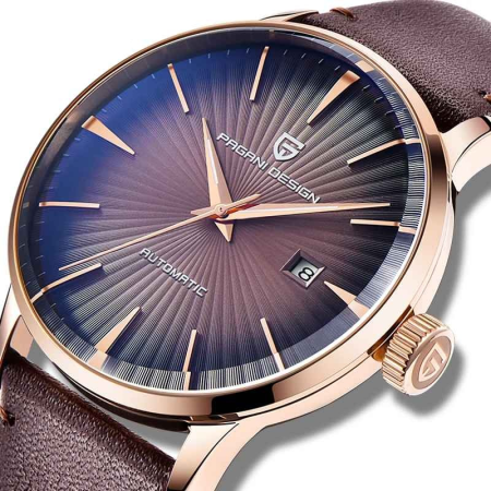 Ceas Automatic Bărbătesc Pagani Design PD-2770, Seagull 2813, 43 mm, Curea Piele [2]
