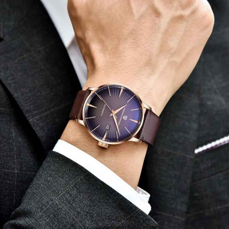 Ceas Automatic Bărbătesc Pagani Design PD-2770, Seagull 2813, 43 mm, Curea Piele [1]