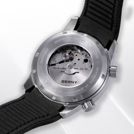 Ceas Automatic BERNY AM439M Crem, Miyota 8215, Safir AR, 200M, 42mm [7]
