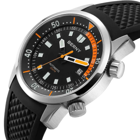 Ceas Automatic BERNY AM439M Diver, Miyota 8215, Safir AR, 200M, 42mm [1]