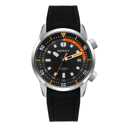 Ceasuri barbatesti - Ceas Automatic BERNY AM439M Diver, Miyota 8215, Safir AR, 200M, 42mm