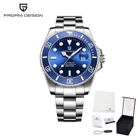 Ceas automatic diver bărbați PAGANI DESIGN PD-1639, 43 mm, mecanism Miyota 8215, safir, oțel inoxidabil, 100M waterproof [3]