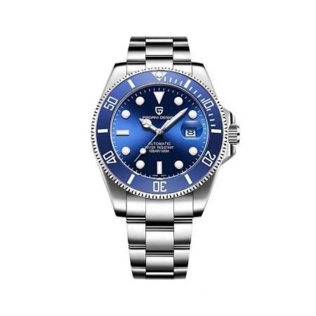 Ceasuri barbatesti - Ceas automatic diver bărbați PAGANI DESIGN PD-1639, 43 mm, mecanism Miyota 8215, safir, oțel inoxidabil, 100M waterproof