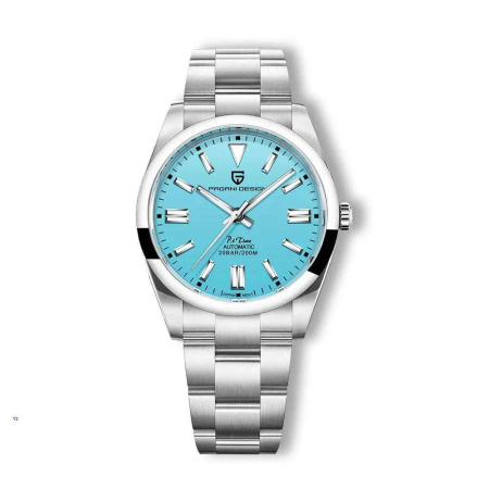Ceasuri barbatesti - Ceas Automatic PAGANI DESIGN PD-1690 Ice Blue, Miyota 8215, Safir, 100M, 39.7mm