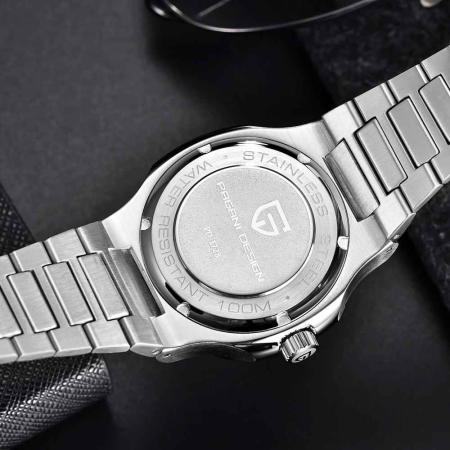 Ceas Automatic PAGANI DESIGN PD-1728 Blue, Seagull ST16, Safir AR, 100M, 40mm [5]
