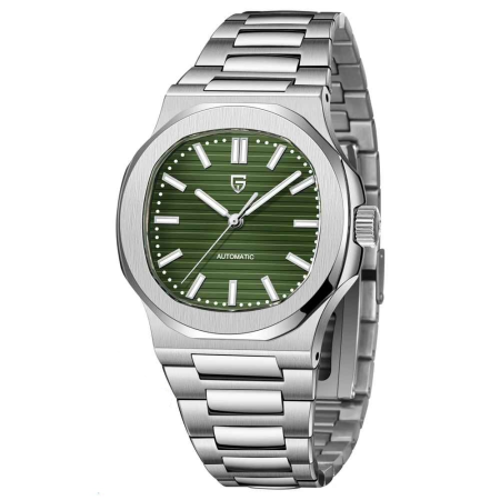 Modele noi - Ceas Automatic PAGANI DESIGN PD-1728 Green, Seagull ST16, Safir AR, 100M, 40mm