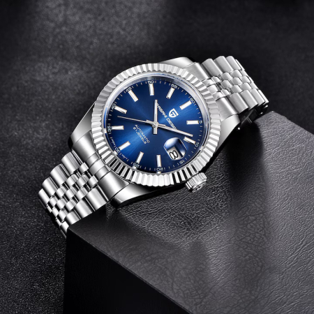 Ceas Automatic Pagani Design PD1645 NH35A, 42mm, Safir, Oțel Inoxidabil, 100M Waterproof, Brățară Otel inoxidabil [4]