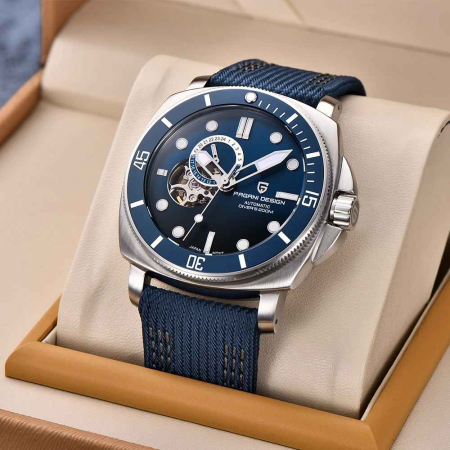 Ceas bărbătesc automat PAGANI DESIGN PD-1736, mecanism japonez NH39, 43mm, safir, curea NATO [1]
