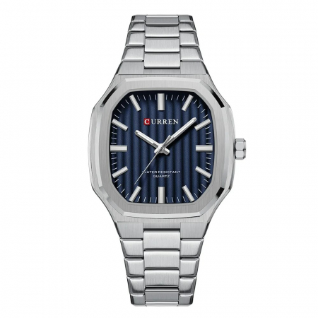 Ceasuri barbatesti - Ceas barbatesc Curren Casual Otel Argintiu Analog Quartz Indici luminosi
