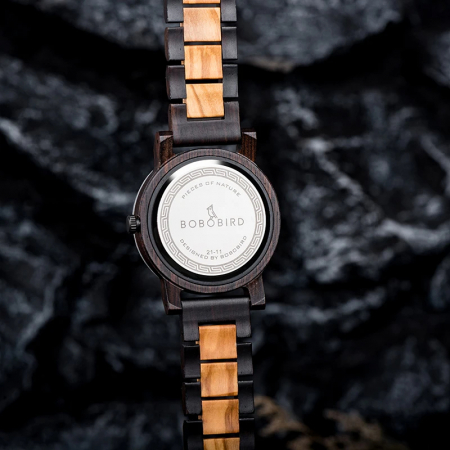 Ceas barbatesc de mana Bobo Bird Quartz Analog Lemn Casual [4]