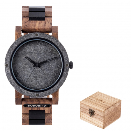 Ceas barbatesc de mana Bobo Bird Quartz Analog Lemn Casual [5]