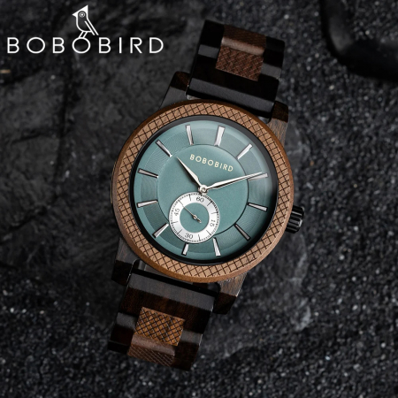 Ceas barbatesc de mana Bobo Bird Quartz Fashion Analog Lemn Business [1]