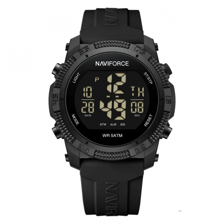 Ceasuri barbatesti - Ceas barbatesc de mana Naviforce Sport Casual Fashion Digital Negru