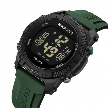 Ceas barbatesc de mana Naviforce Sport Digital Fashion Stil Army Militar Casual Verde [1]