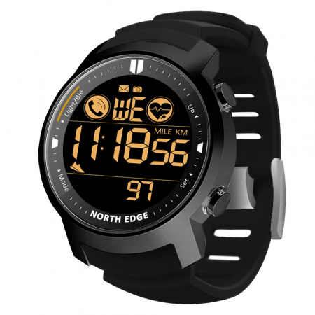 Smartwatch - Ceas smartwatch North Edge Laker 2 Sport Digital Control stare de sanatate Reamintire apeluri Poze