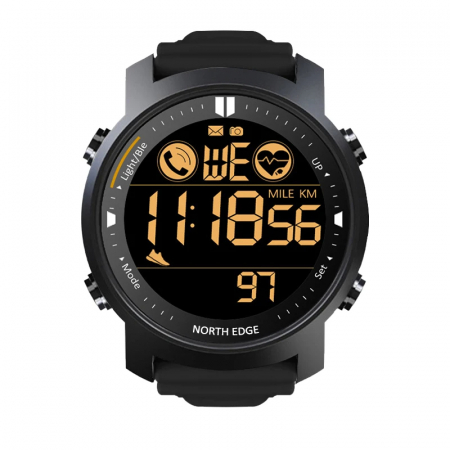 Ceas smartwatch North Edge Laker 2 Sport Digital Control stare de sanatate Reamintire apeluri Poze [3]