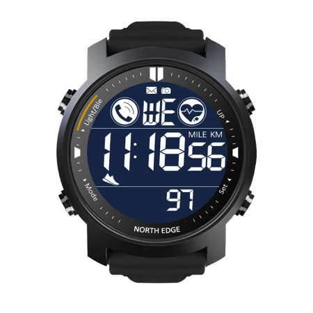 Ceas smartwatch North Edge Laker 2 Sport Digital Control stare de sanatate Reamintire apeluri Poze [2]