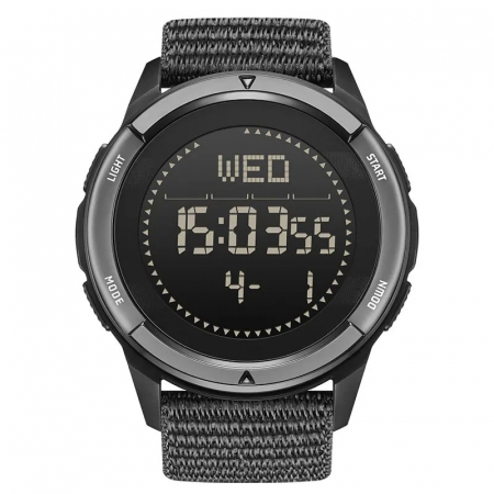 Ceas barbatesc de mana North Edge Militar Digital Carbon Army Sport Pasi Busola Pacer Pedometru [4]