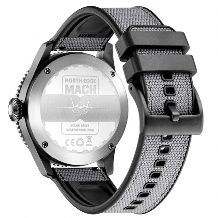 Ceas barbatesc de mana North Edge Solar Curea din Nylon TPR [2]