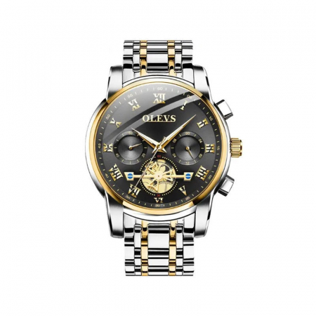 Ceasuri barbatesti - Ceas barbatesc de mana Olevs Cronograf Analog Elegant Luxury Casual Fashion Quartz Fazele lunii Data