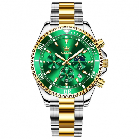 Ceasuri barbatesti - Ceas barbatesc de mana Olevs Cronograf Quartz Elegant Luxury Casual Fashion Data
