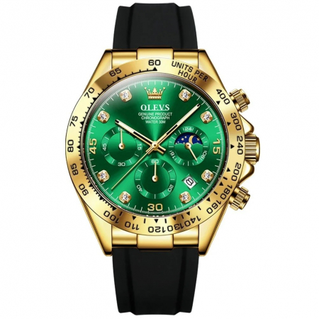 Ceasuri barbatesti - Ceas barbatesc de mana Olevs Elegant Luxury Quartz Cronograf Data Analog Casual Fashion