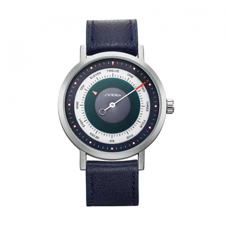 Ceasuri barbatesti - Ceas barbatesc de mana Sinobi Creative Mecanism Quartz Japonia Casual Sport Elegant Piele