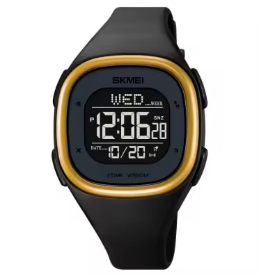 Modele noi - Ceas barbatesc de mana Skmei Sport Quartz Digital Fashion Casual Negru Auriu