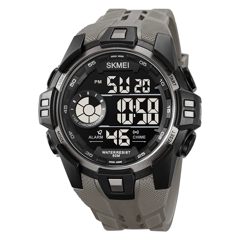 Ceasuri barbatesti - Ceas barbatesc de mana Skmei Lumina de fundal Cronograf Alarma 5 ATM Digital Casual Sport