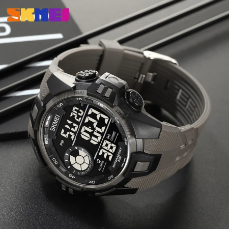 Ceas barbatesc de mana Skmei Lumina de fundal Cronograf Alarma 5 ATM Digital Casual Sport [1]