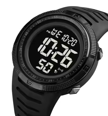 Ceas barbatesc de mana Skmei Fashion Sport Casual Digital Alarma Negru [1]