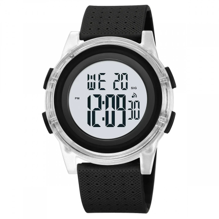 Ceas dama de mana Skmei Digital Sport Casual Fashion Alarma TPU Lumina de fundal [0]