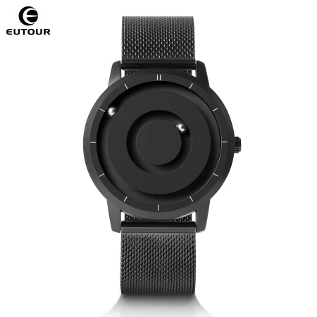 Ceas barbatesc Eutour 3D Magnetic Analog Negru [0]